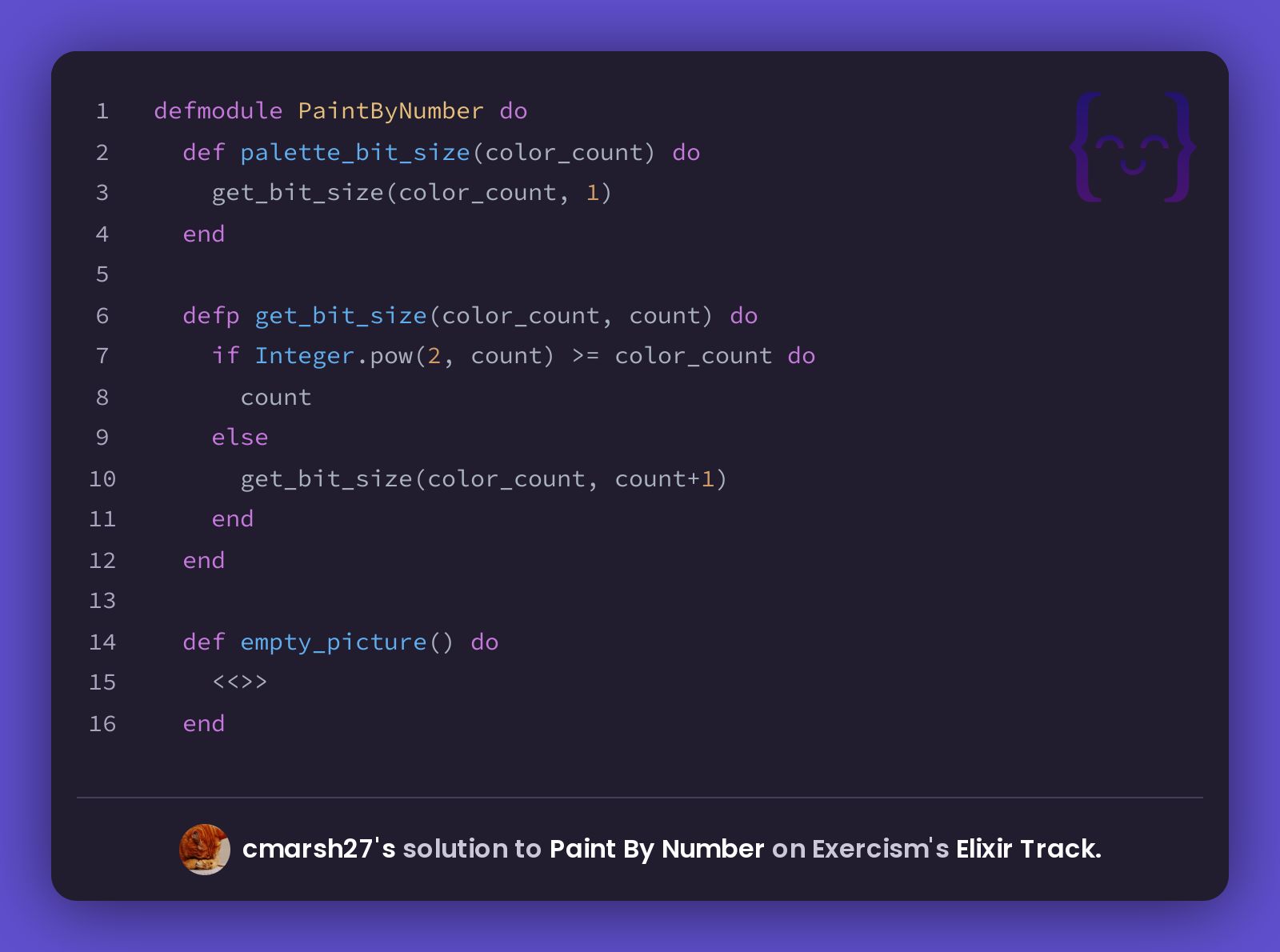 cmarsh27's solution for Paint By Number in Elixir on Exercism